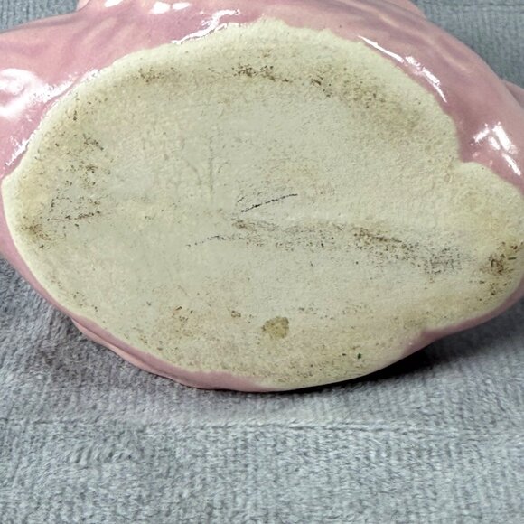 Vintage Pink Ceramic Swan Planter Vase Decor Housewares Container Trinket Dish - Picture 10 of 16